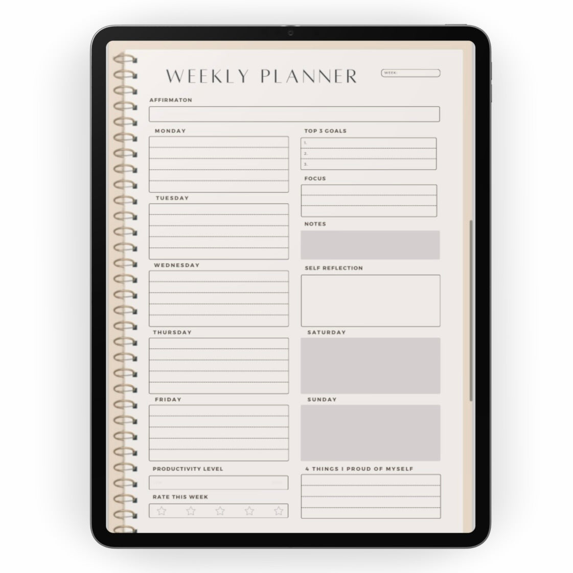 productivity planner