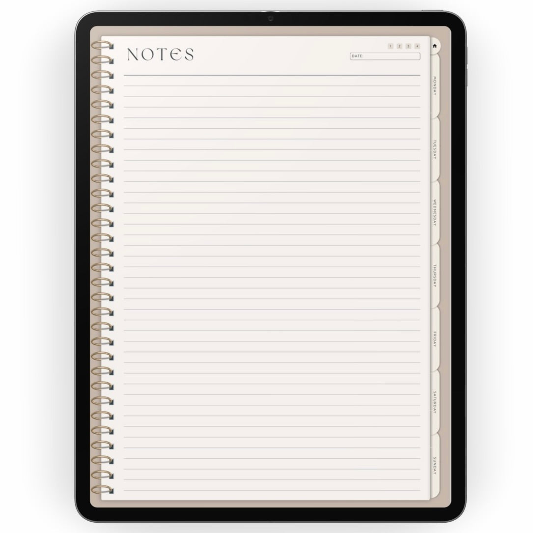 week planner