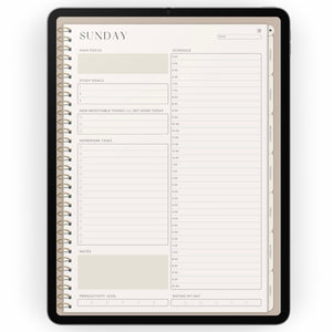 week planner